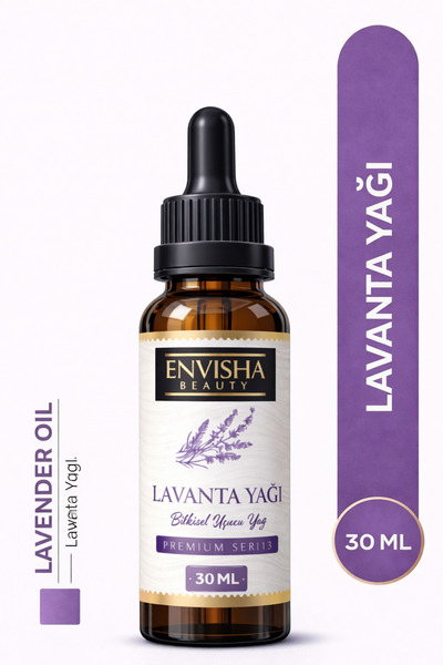 Envisha Beauty Lavanta Yağı %100 Doğal Bitkisel Yağ Lavender Oil 20 ML