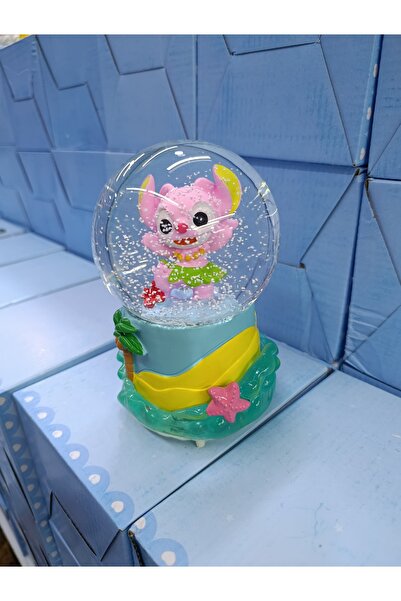 Mutluanlar Hediyelik Stitch jumbo en büyük boy kar küresi püskürtme motorlu m...