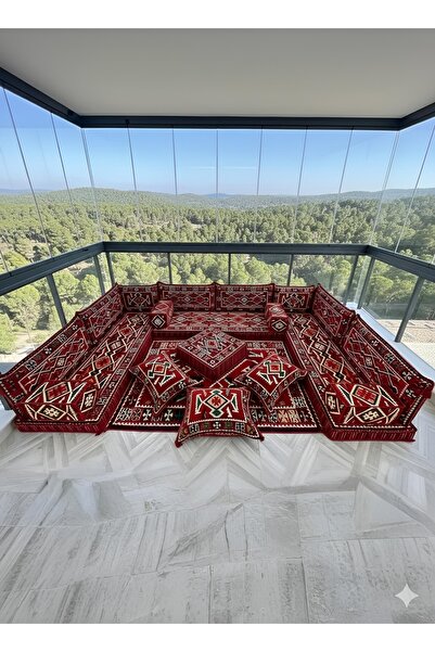 ademircan Anadolu Şark Köşesi takımı (süngerli) (70*190*10) Şark Odası, Ev Mo...