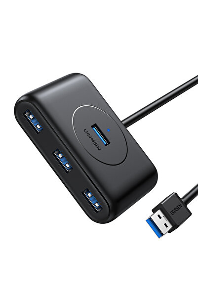 Ugreen USB 3.0 4 Portlu Hub Çoklayıcı Siyah 50 CM, 20290