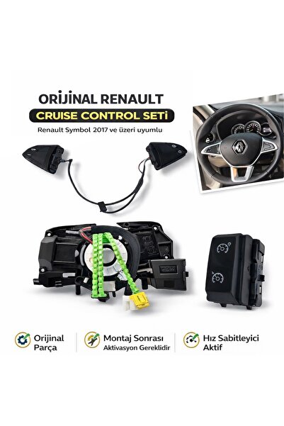 Renault Symbol 2017 ve Üzeri Hız Sabitleyici (Cruise Control) Orjinal Set
