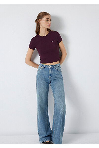 Mavi Tricou mov cu logo imprimat, croială ajustată 1613848-70434