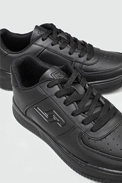 Jump 21516 Unisex Siyah Kömür Ortopedi Günlük Sneaker Yürüyüş Spor Ayakkabı 22233