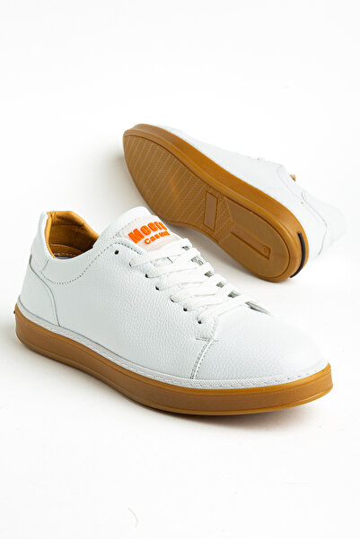 MY GROSS SHOES Meers Günlük Ortopedik İç Taban Erkek Beyaz Spor Sneaker Ayakkabı