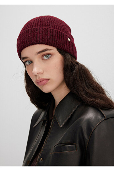 Mavi Wool Blend Burgundy Beret 1913608-24862