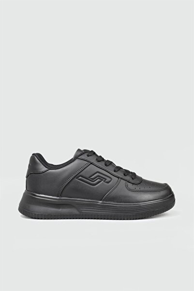 Jump 21516 Unisex Siyah Kömür Ortopedi Günlük Sneaker Yürüyüş Spor Ayakkabı 22233