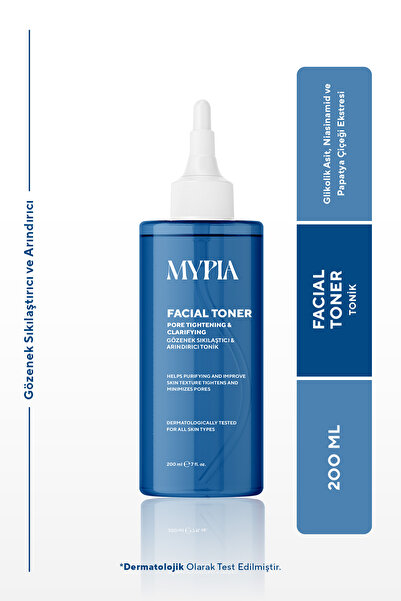 Mypia Cosmetics Canlandırıcı ve Gözenek Sıkılaştırıcı Tüm Ciltler Için Glikol...