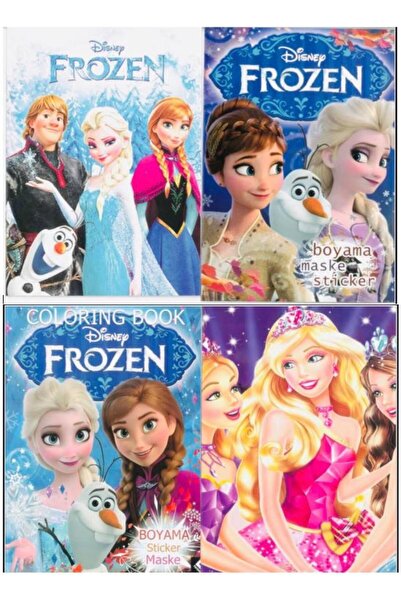 Deniz Oyuncak BOYAMA KİTABI STICKER HEDİYELİ ARKA KAPAK KESİLEREK MASKE YAPIL...