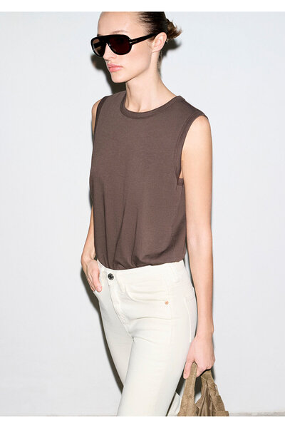 Mavi Brown Basic Undershirt Slim Fit / Slim Fit 1614066-71603