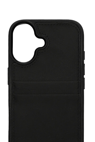 PiyasaSepeti حافظة جلدية فاخرة مع حامل بطاقات بتصميم عتيق لهاتف آيفون 17 بالل...