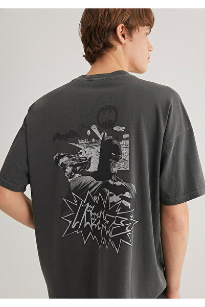 Mavi Μπλουζάκι Batman με στάμπα Anthracite Oversize / Φαρδιά κοπή 0612569-900