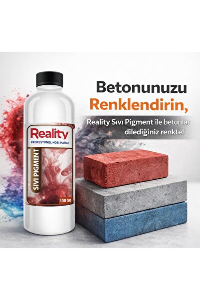 REALİTY YAPI Sıvı Pigment. Taştozu, Beton Tozu, Gri Harc, Beyaz Harc , Alçı, ...