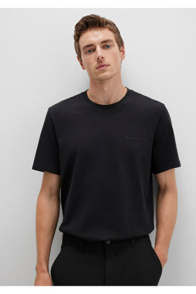 Mavi Μαύρο μπλουζάκι Basic Regular Fit / Κανονική εφαρμογή 0612872-900