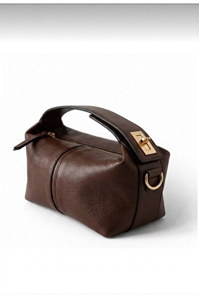 ÇANTAM GELSİN geantă de mână și de umăr pentru femei, cafea amară