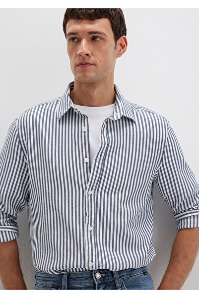 Mavi Gestreiftes Herrenhemd M0211692-90911