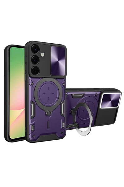 SKYDDAR INNOVATION Husă pentru Samsung Galaxy A56 5G, CamGuard Pro, inel magn...