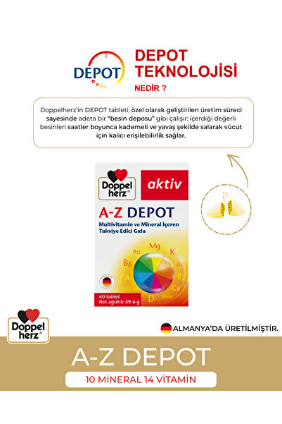 doppel herz A-Z Depot Multivitamin 40 Tablet