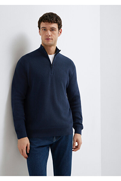Mavi Half-Zip Navy Blue Sweater Regular Fit / Normal Cut 0710396-70490