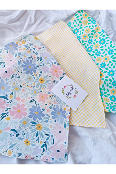 SİYO Çocuk Bonesi, Saç Bonesi, Üçgen Eşarp, Paraşüt Bone