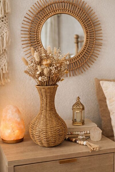 NEWNOW Vază decorativă din rattan natural Nordic Touch