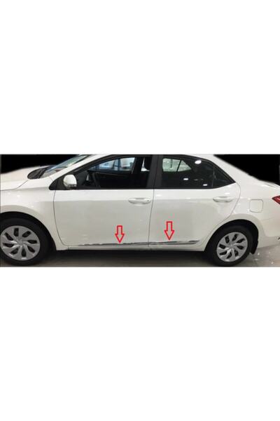 AKTİF OTO KROM Toyota Corolla Kapı Çıtası Krom 4 Kapı 2013 - 2018