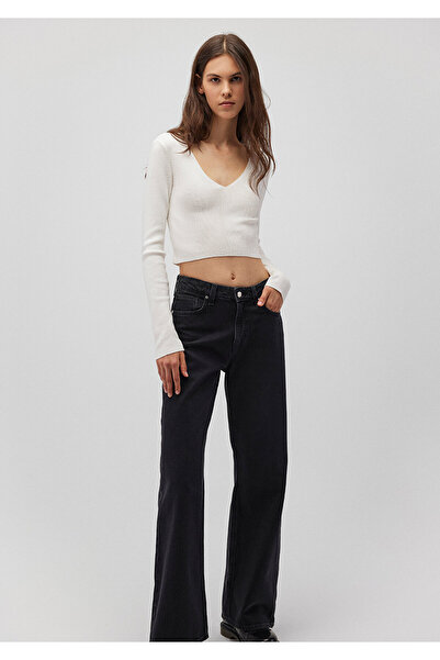 Mavi Džemper sa V-izrezom u boji krem Skraćeni kroj / Kratki kroj 1710122-81964