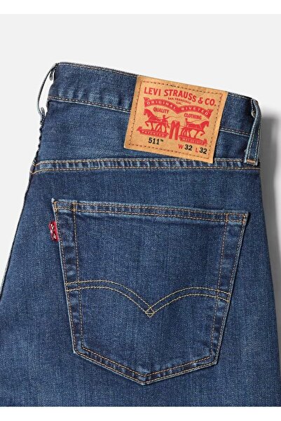 Levi's 511 Blugi slim pentru bărbați, albastru închis 5