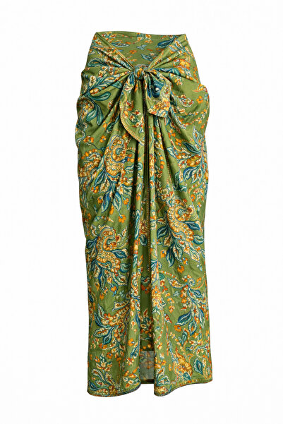 laviyonsa Cotton Viscose Long Ethnic Pattern Pareo 160*110 cm