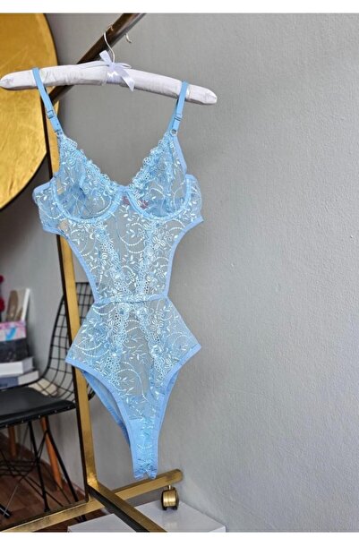 GÜLÖFEKLER Dantellı Bodysuıt