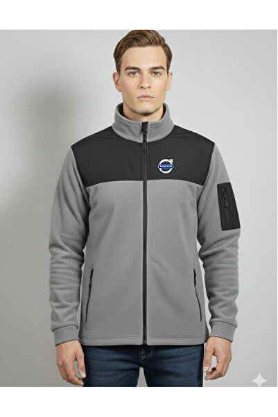 dafri سترة مطبوعة بشعار فولفو 280 GR صوف الفليس