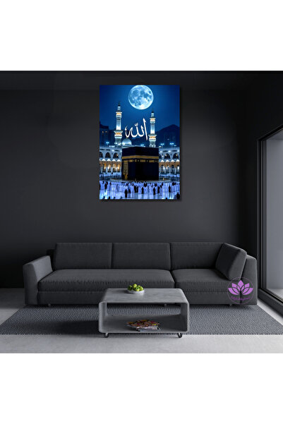 LİLYHOBBYLAND Sayılarla Boyama Seti Kasnağa Gerili İslami Eserler 35X50 cm-Al...