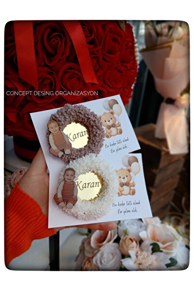 concept desing hediyelik Kişiye Özel Pleksili Ahşap Fotoğraflı Magnet – İsiml...