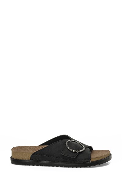 Polaris 167202.Z6Fx Black Women's Flat Shoes Slipper