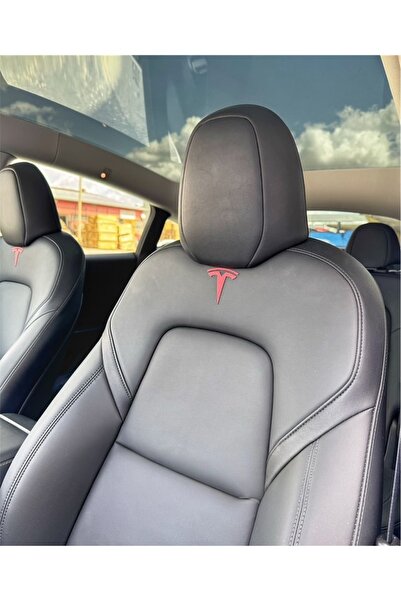 TESLA LOGO KOLTUK DERİ YAPIŞTIRMA