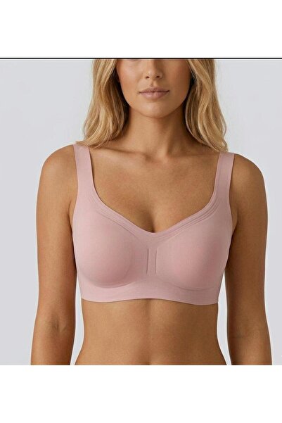 F.K .Lazer Kesim Çıkarılabilir Pedli Seamless Bralet Sütyen