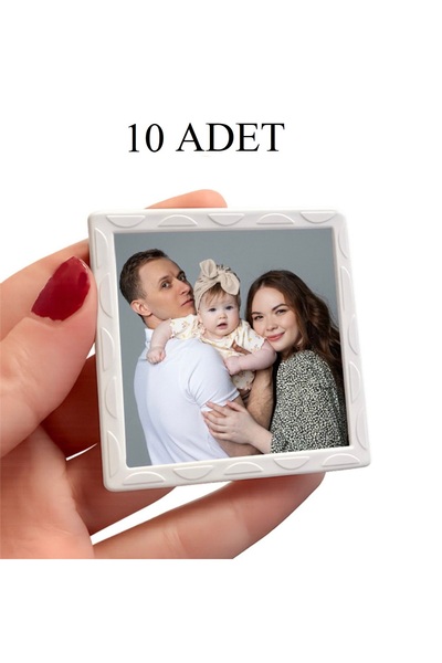 asel sanat SÖKTAK MAGNET ÇERÇEVE - MİNİ KARE ÇERÇEVE - 6X6CM MAGNET VE SÖKTAK...