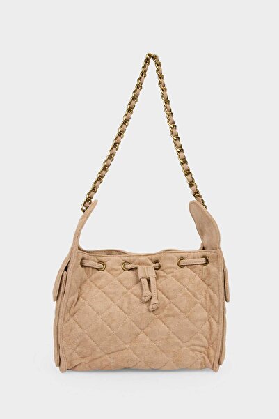 DeFacto Women's Suede Shoulder Bag G7687Axns