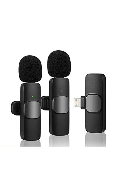 M01 High-quality mobile microphone with clear sound, in black.