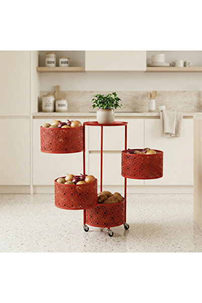 ayyıldız dekor organizasyon ekipmanları imalat Pop-Art Turuncu Açılır 4 Sepet...