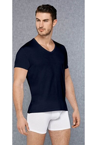 Doreanse Muška mikro Modal majica kratkih rukava sa V-izrezom