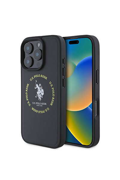 U.S. Polo Assn. iPhone 16 Pro Uyumlu Kılıf Orjinal Lisanslı M-safe Şarj Özell...