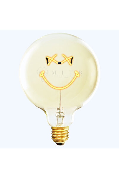 MITB Glass LED Filament Decorative Bulb “XX Eyes” – 70 × H110 mm