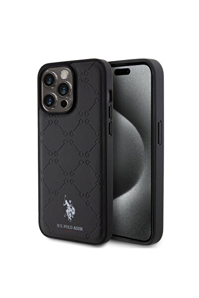 U.S. Polo Assn. iPhone 15 Pro Max Uyumlu Kılıf Orjinal Lisanslı HS Desenli Ba...