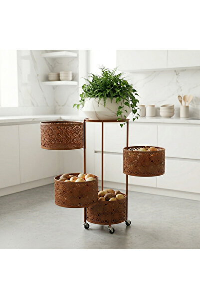 ayyıldız dekor organizasyon ekipmanları imalat Retro-Vintage Toprak Karamel M...