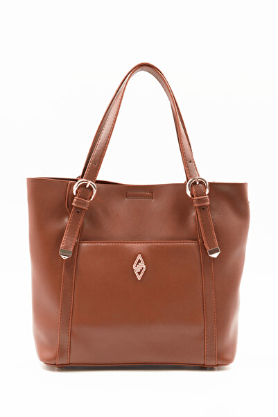 Aron Atelier Mila Taba Soft Women's Shoes with Toe Detail Shoulder Bag