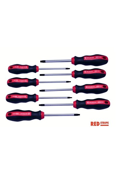 Würth TX Tornavida Seti 8 Parça | Güvenli Kavrama, Dayanıklı S2 Çelik, Ergono...