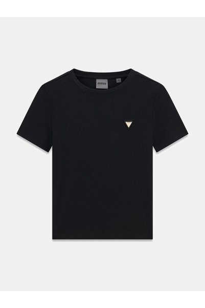 Guess تيشيرت مطاطي بشعار مثلث