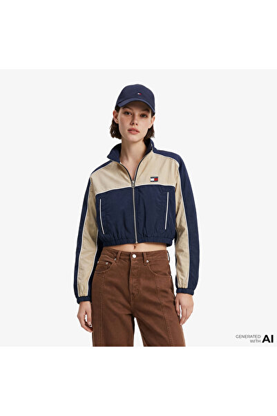 Tommy Hilfiger Badge Kadın Lacivert Ceket