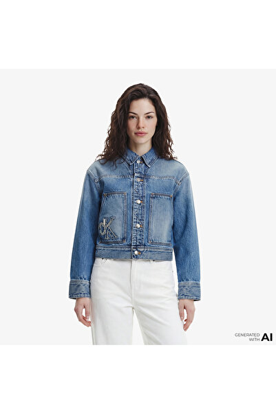 Calvin Klein Workwear Kadın Mavi Ceket