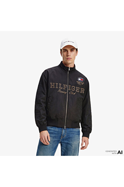 Tommy Hilfiger Moto Pack Erkek Siyah Ceket